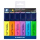 HIGHLIGHTER STAEDTLER TEXTSURFER 364 WP6 CLASSIC WALLET 6