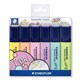 HIGHLIGHTER STAEDTLER TEXTSURFER 364 CWP6 PASTEL WALLET 6