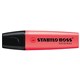 HIGHLIGHTER STABILO CHISEL BOSS 7040 RED