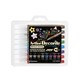 MARKER ARTLINE DECORITE METALLIC BRUSH ASSORTED PK8