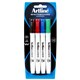 MARKER WHITEBOARD ARTLINE SUPREME BULLET ASSORTED WALLET 4