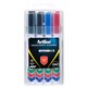 MARKER ARTLINE 90 CHISEL PERMANENT ASSORTED WLT4