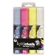 MARKER LIQUID CHALK WET WIPE BULLET BROAD ASSORTED