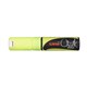 MARKER CHALK UNI PWE17K 15MM CHISEL BROAD FLUORO YELLOW