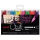 MARKER CHALK UNI PWE8K8PASS 8MM CHISEL ASSORTED WALLET8