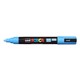 MARKER UNI POSCA PAINT PC5MLB 25MM BULLET LIGHT BLUE