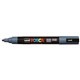 MARKER UNI POSCA PAINT PC5MLGR 25MM BULLET SLATE GREY