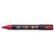 MARKER UNI POSCA PAINT PC5MFR 25MM BULLET FLUORO RED