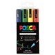 MARKERS POSCA PAINT PC5M BULLET MEDIUM ASSORTED WALLET 4