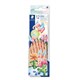 PENCILS COLOURED STAEDTLER NORIS CLUB 1280NC12 TRIANGULAR JUMBO NATURAL ASSORTED PK12