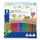 PENCILS COLOURED STAEDTLER NORIS CLUB 187C24 TRIANGULAR ASSORTED PK24