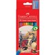 PENCILS COLOURED FABERCASTELL CLASSIC 16115854 ASSTD PK24
