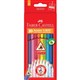 PENCILS COLOURED FABERCASTELL TRIANGULAR JUNIOR GRIP 16116260 ASSTD PK10