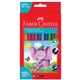 PENCILS COLOURED FABERCASTELL JUMBO 16111622 ASSTD PK12