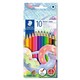 PENCILS COLOURED STAEDTLER NORIS CLUB MAXI LEARNER 126 12NC10 ASSTD PK10