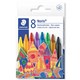 CRAYONS NORIS CLUB 220NC8 ASSORTED PK8