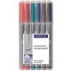 MARKER STAEDTLER OHP 316WP6 FINE NON PERM ASSTD COLOURS