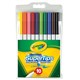 MARKERS COLOURED CRAYOLA WASHABLE SUPER TIPS 58 8610 ASSTD PK10
