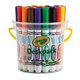 MARKERS COLOURED CRAYOLA ULTRACLEAN WASHABLE CLASSIC BROAD 58 8032 DESKPACK ASSTD PK32