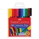 MARKERS COLOURED FABERCASTELL CONNECTOR PENS 150A ASSTD WLT10