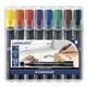 MARKER STAEDTLER 350WP8 CHISEL ASSTD COLOURS