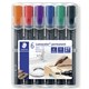 MARKER STAEDTLER 352WP6 BULLET ASSTD COLOURS