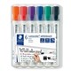 MARKER WHITEBOARD STAEDTLER 351BWP6 CHISEL ASSTD COLOURS
