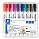 MARKER WHITEBOARD STAEDTLER 351WP8 BULLET ASSTD COLOURS