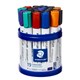 MARKER WHITEBOARD STAEDTLER 351S LUMOCOLOUR BULLET ASSORTED PK19