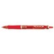PEN RET BP ACROBALL BEGREEN 15 MEDIUM RED