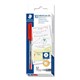 PEN BP STAEDTLER STICK 430M MEDIUM RED BX10