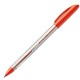 PEN BP ASPIRE MEDIUM RED BX12
