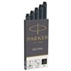 REFILL PEN CARTRIDGES PARKER QUINK INK BLACK