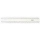 RULER BANTEX 852510 PLASTIC 30CM CLEAR