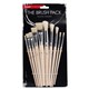 PAINT BRUSHES JASART 0299670 ASSORTED PK10
