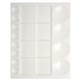 PAINT PALETTE JASART 0288040 RECTANGLE 4 LARGE 8 SMALL WELL