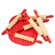 CLAY MODELLING TOOLS EC MPRP6 19CM MINI PATTERN ROLLING PINS