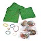 TEACHING AID LINEX GEOBOARD DOUBLE SIDED SET OF 6 GREEN