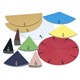 TEACHING AID LINEX TEACHING ROUND FRACTION PIECES MAGNETIC ASSORTED COLOURS