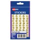 STICKERS AVERY 932350 STARS SMALL 14MM DIA GOLD PK90