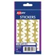 STICKERS AVERY 932353 STARS LARGE 21MM DIA GOLD PK36