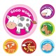 STICKERS MERIT AVERY 69604 FARM ANIMALS PK96