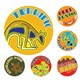 STICKERS MERIT AVERY 69605 AUSSIE ART PK96