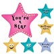 STICKERS MERIT AVERY 69615 SUPER STARS METALLIC ROLL100