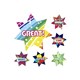 STICKERS MERIT AVERY 69639 DAZZLING STARS PK102