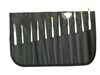 PAINT BRUSH JASART 0287160 SYNTHETIC BUNDLE ASSORTED SIZES INCLUDES HOLDER BLACK EACH