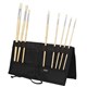 PAINT BRUSH WALLET JASART 0267510 HOLDS 12 BRUSHES BLACK PACK