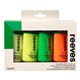 PAINT SET REEVES 0009430 ACRYLIC 75ML TUBE ASSORTED FLOURESCENT SET4