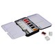 PAINT WATERCOLOUR JASART 0432110 EMPTY HALF PAN WHITE PK100