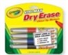 MARKER CRAYOLA VISI MAX DRY ERASE BOARD LINE ASSORTED PK4